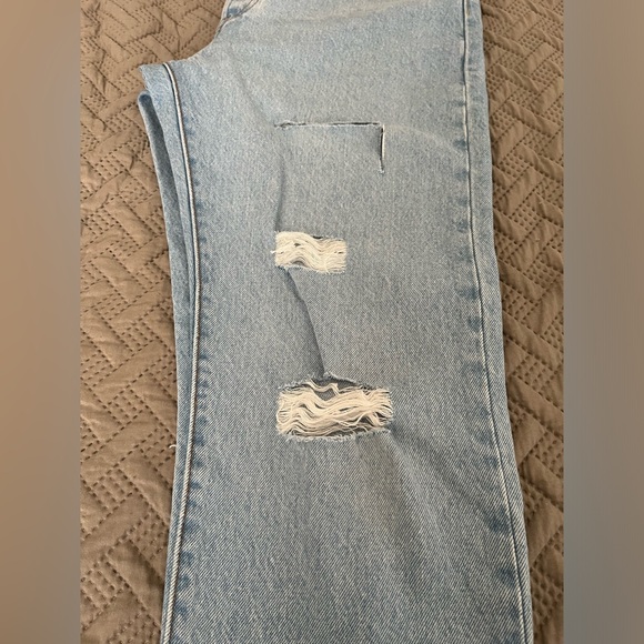 levis 501 high rise straight leg cropped jean - Picture 5 of 10